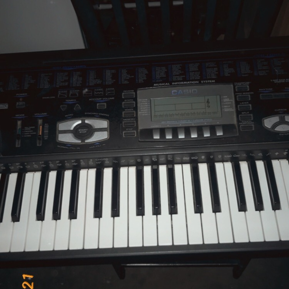 A Casio WK-1300 keyboard